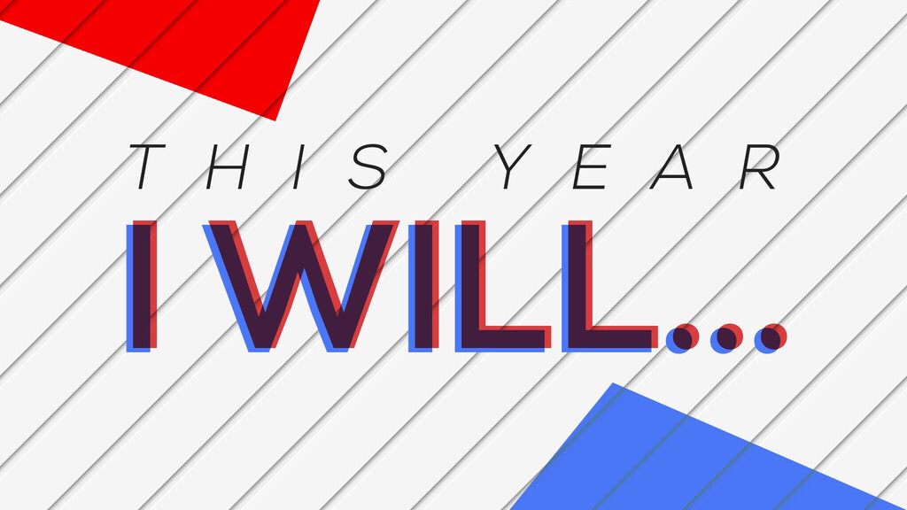 This Year I Will: 4-Week Series