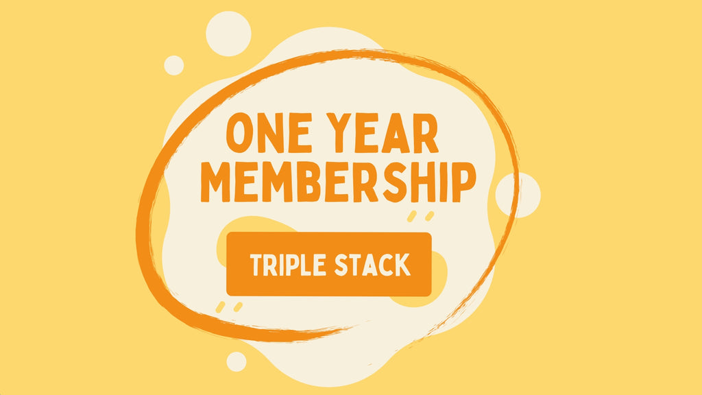 One Year Membership - Triple Stack