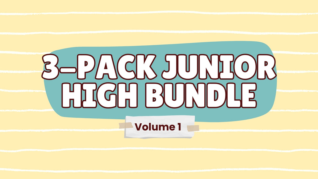 3-Pack Junior High Bundle, Volume 1