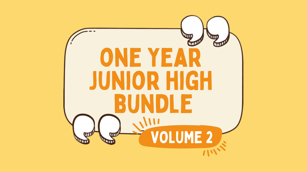 One Year Junior High Curriculum, Volume 2