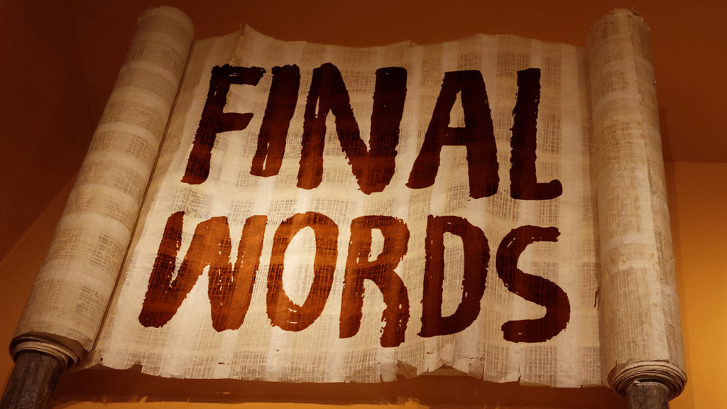 Final Words: 4-Week Series